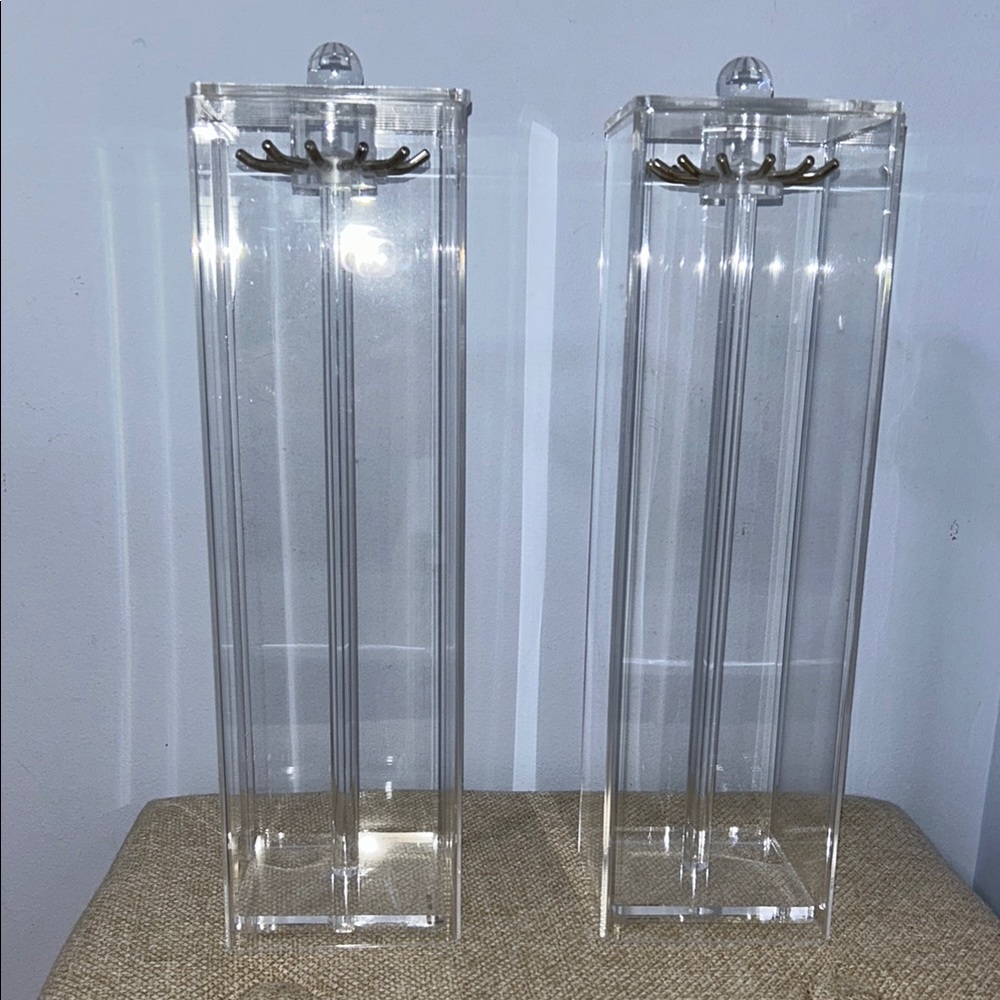 Set of two necklace or bracelet hangers